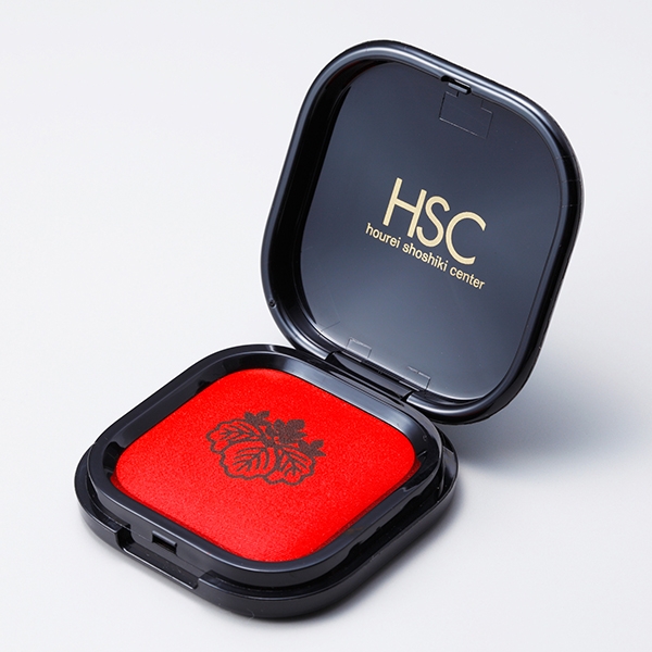 【商品レビューでプレゼント！】HSCオリジナル 司法書士マーク入りコンパクト朱肉