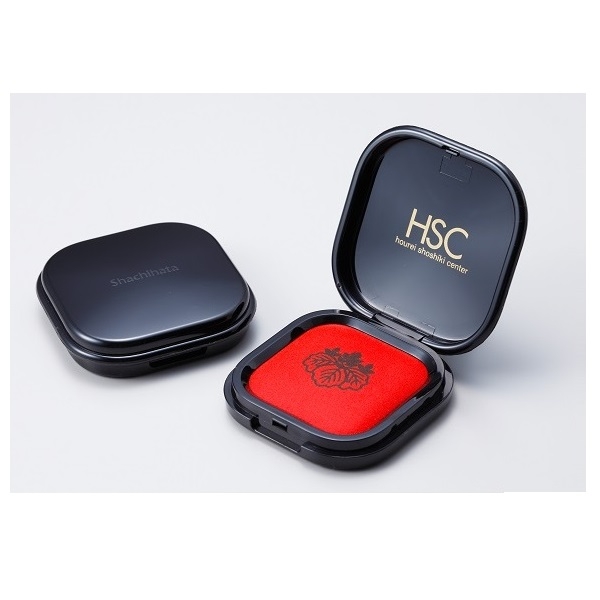 【商品レビューでプレゼント！】HSCオリジナル 司法書士マーク入りコンパクト朱肉