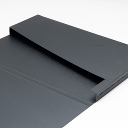 【名入】マチ付 紙製ポケットフォルダー「成果品」 調査士マーク入 名刺ポケット付